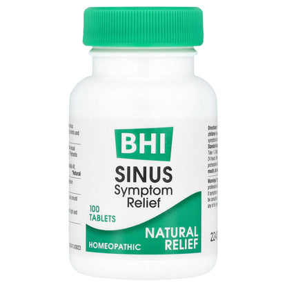 MediNatura, BHI, Sinus, 100 Tablets