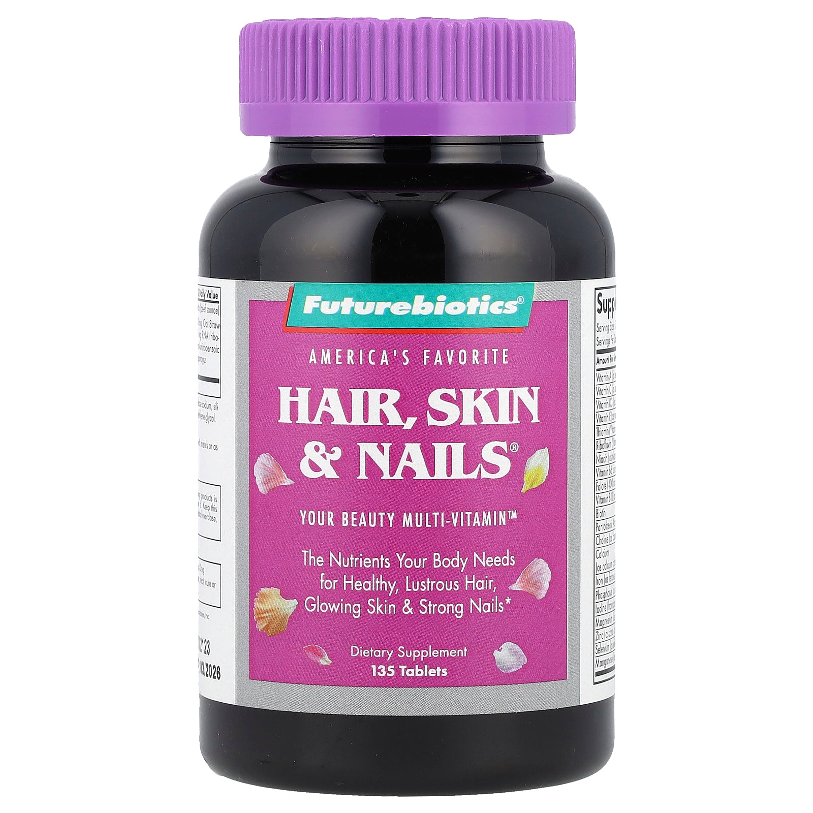 Futurebiotics, Hair, Skin & Nails®, 135 Tablets