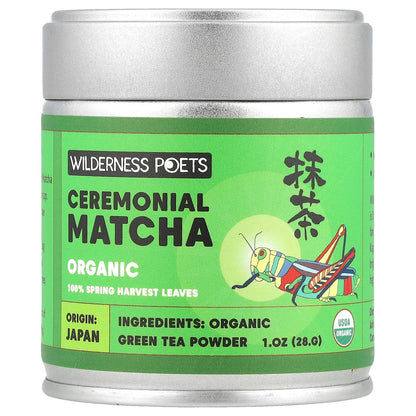 Wilderness Poets, Organic Ceremonial Matcha, 1 oz (28 g)