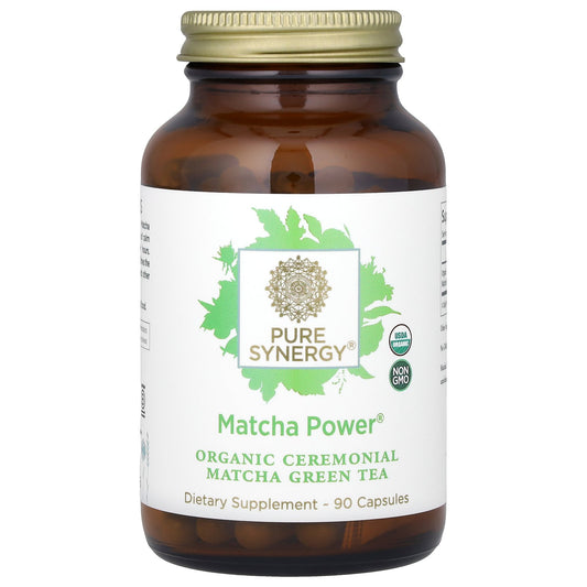 Pure Synergy, Matcha Power, 90 Capsules (500 mg per Capsule)