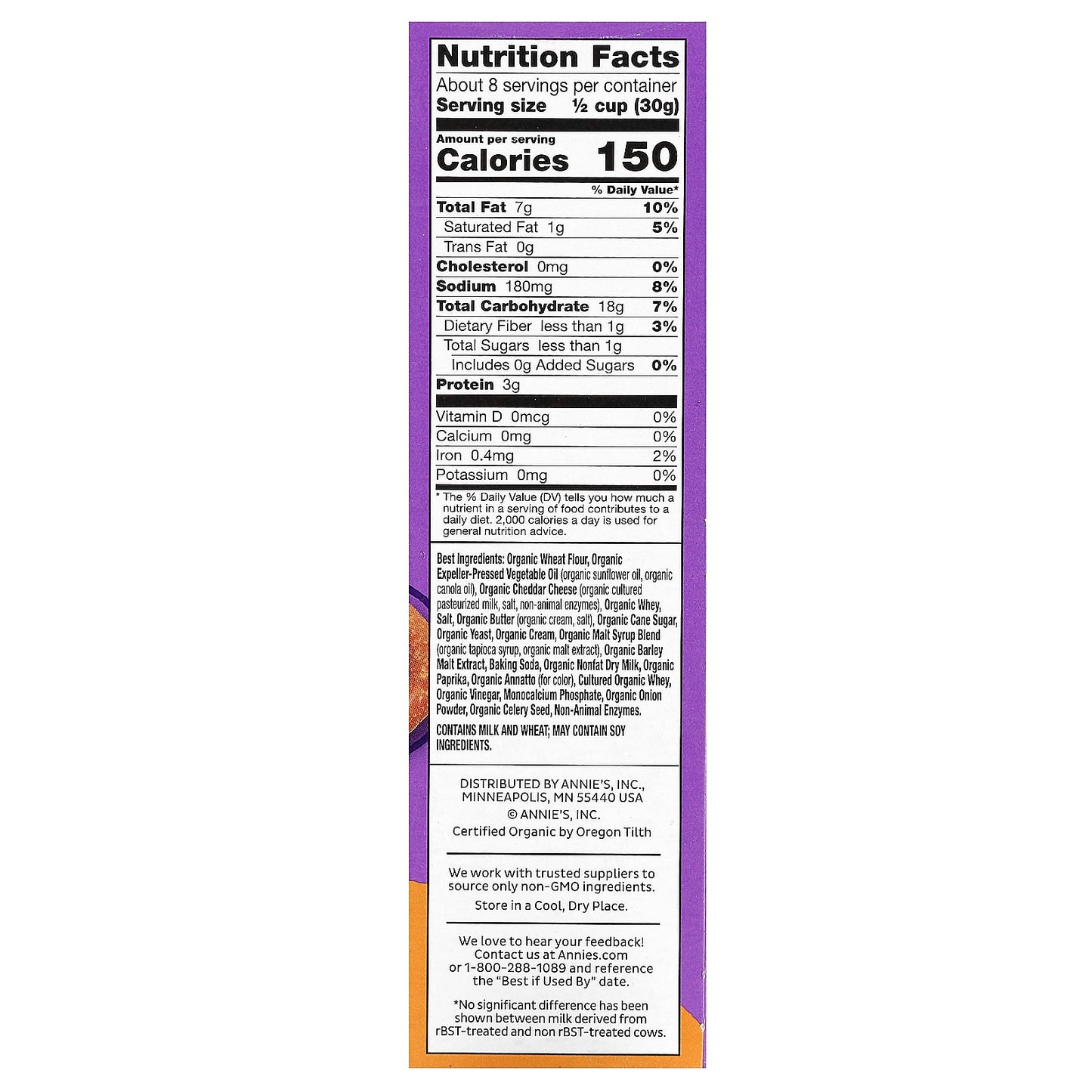 Annie's Homegrown, Organic Snack Mix, Cheddar, 9 oz (255 g)