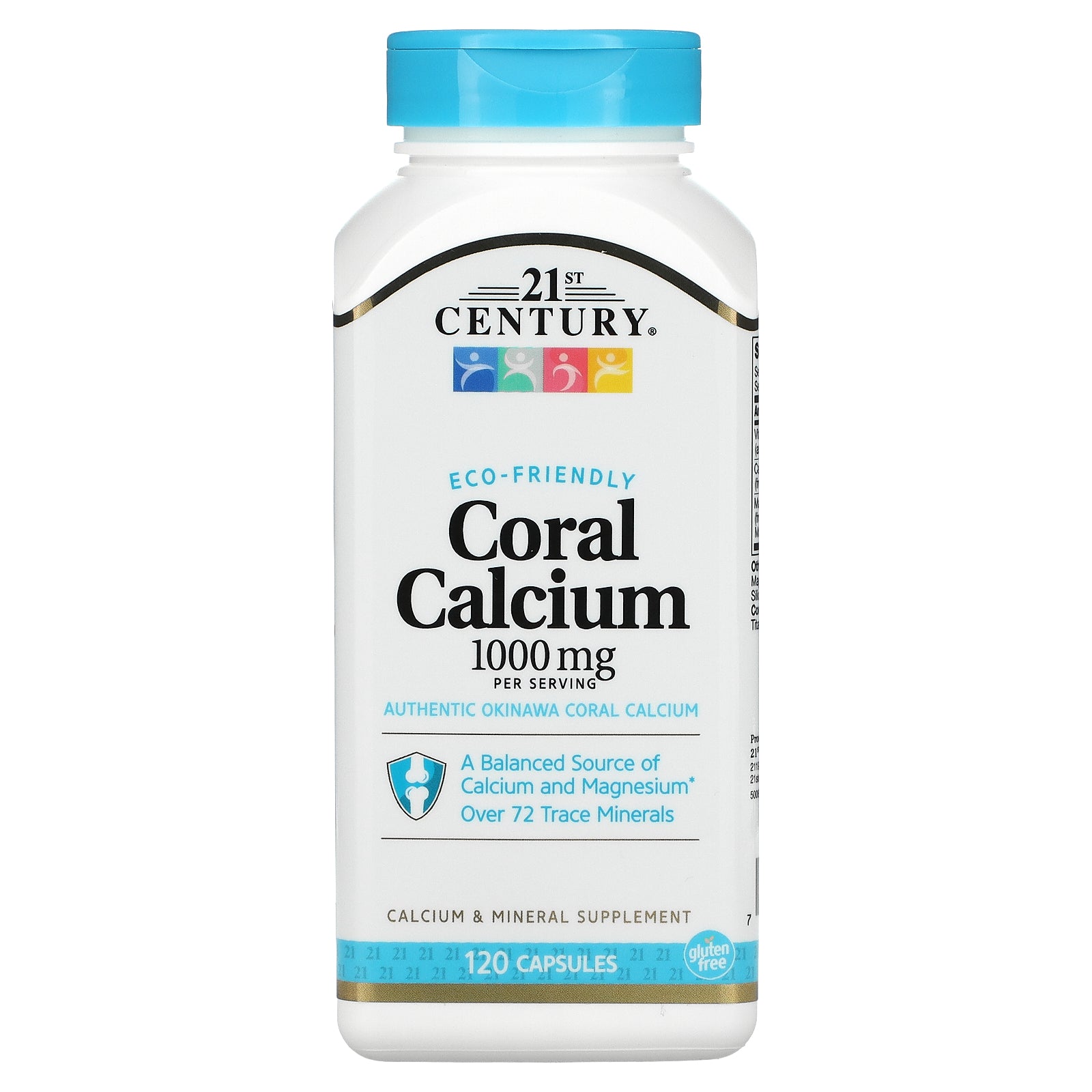 21st Century, Coral Calcium, 1,000 mg, 120 Capsules (250 mg per Capsule)