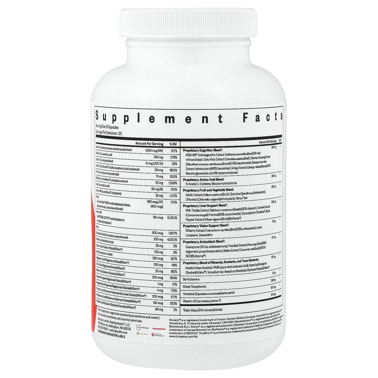 Seeking Health, Optimal Multivitamin, 240 Capsules