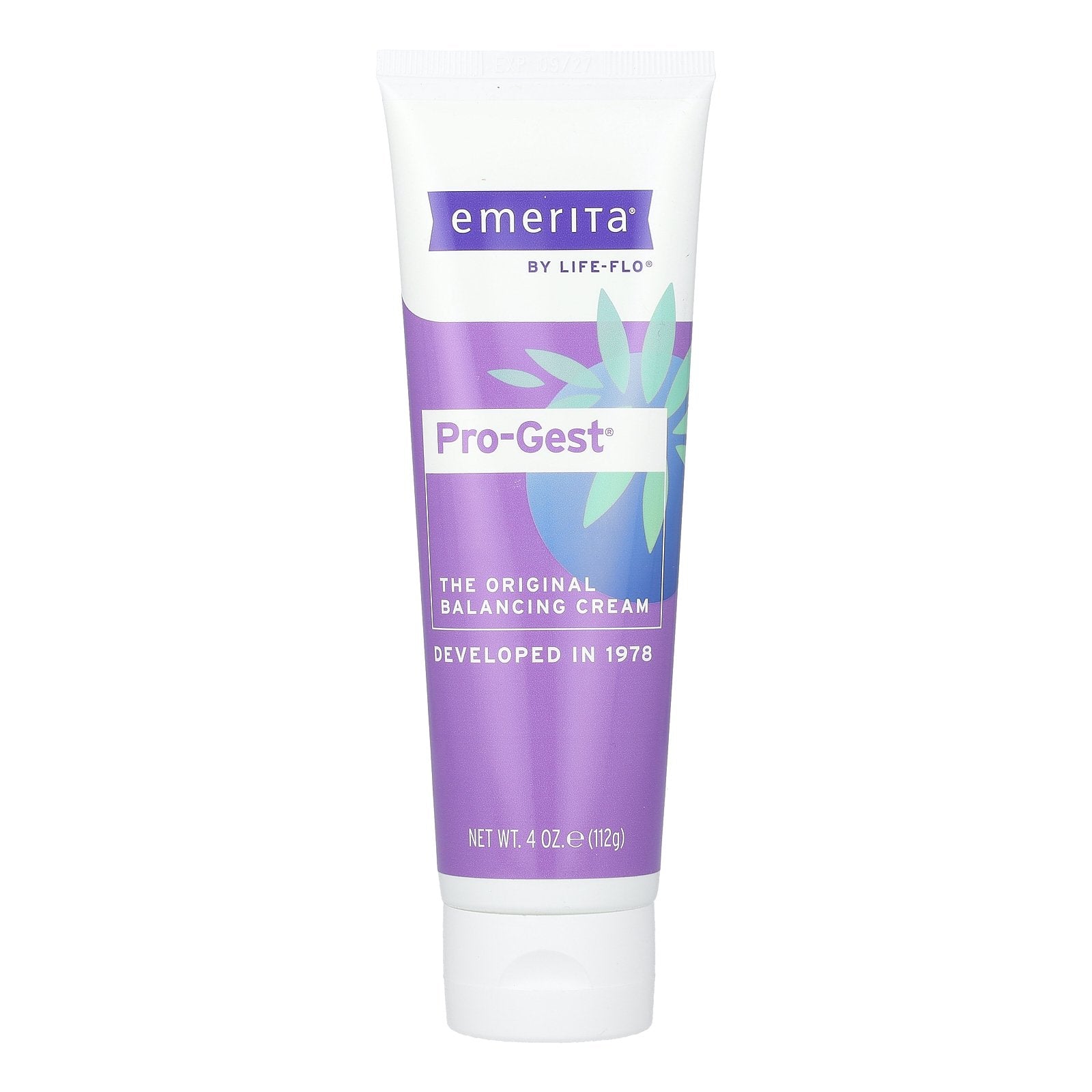 Emerita, Pro-Gest, The Original Balancing Cream, Fragrance Free, 4 oz (112 g)