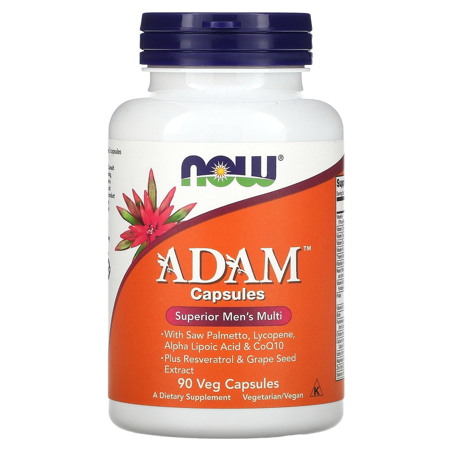 NOW Foods, ADAM, Superior Men's Multi, 90 Veg Capsules