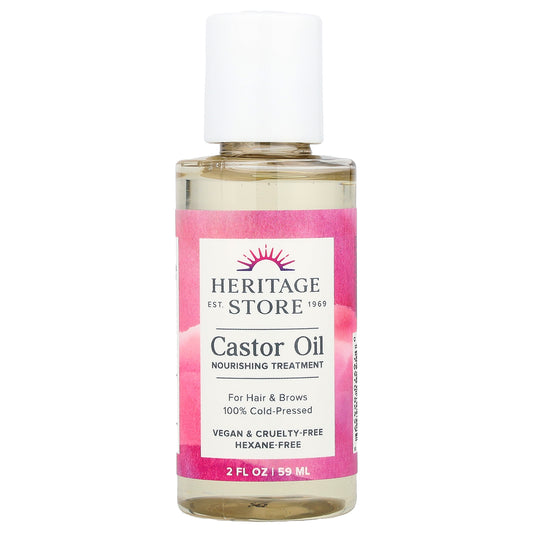 Heritage Store, Castor Oil, Nourishing Treatment, 2 fl oz (59 ml)