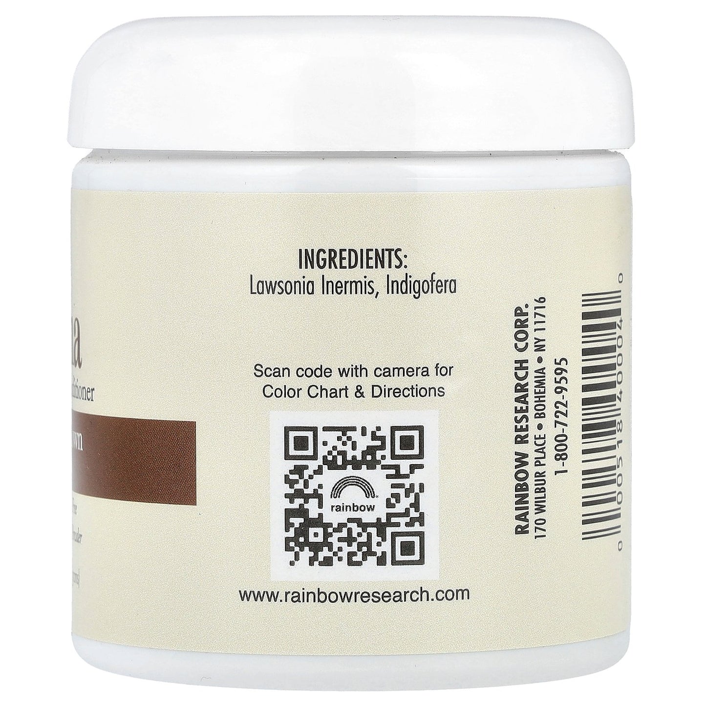 Rainbow Research, Henna, Hair Color & Conditioner, Medium Brown (Chestnut), 4 oz (113 g)