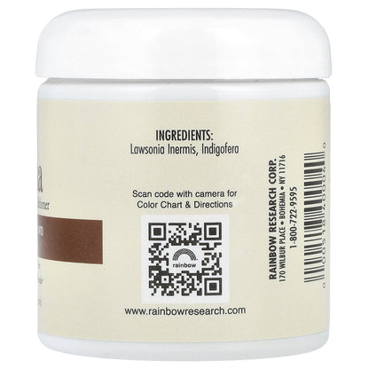 Rainbow Research, Henna, Hair Color & Conditioner, Medium Brown (Chestnut), 4 oz (113 g)