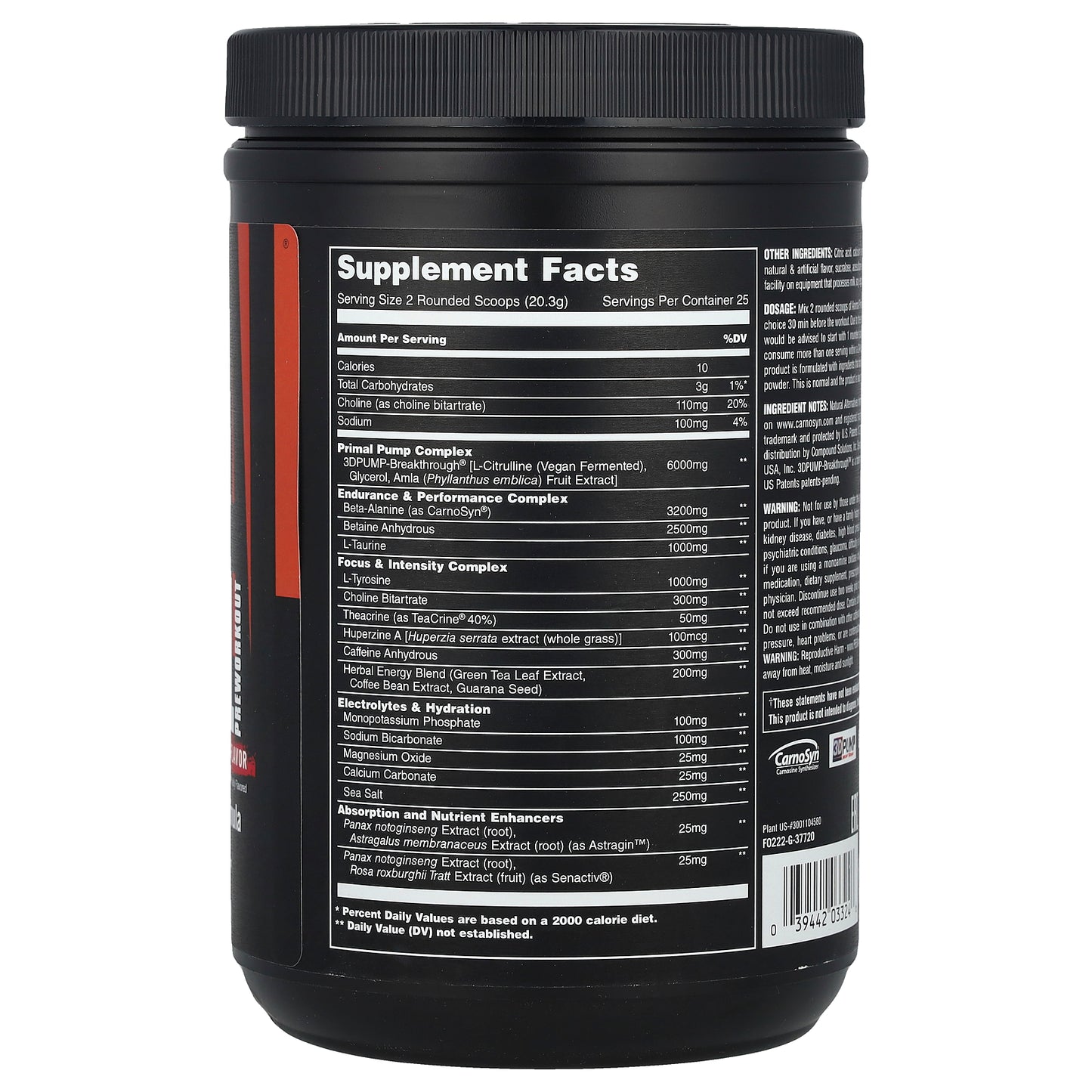Animal, Primal Preworkout Powder, Fruit Punch, 17.9 oz (507.5 g)