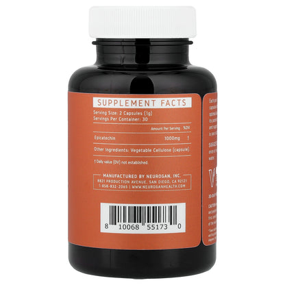 Neurogan Health, Epicatechin, 60 Capsules (500 mg Per capsule)
