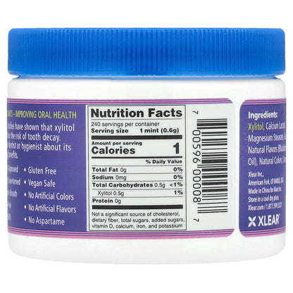 Xlear, Spry, Berryblast Mints with Xylitol, Sugar Free, 240 Pieces