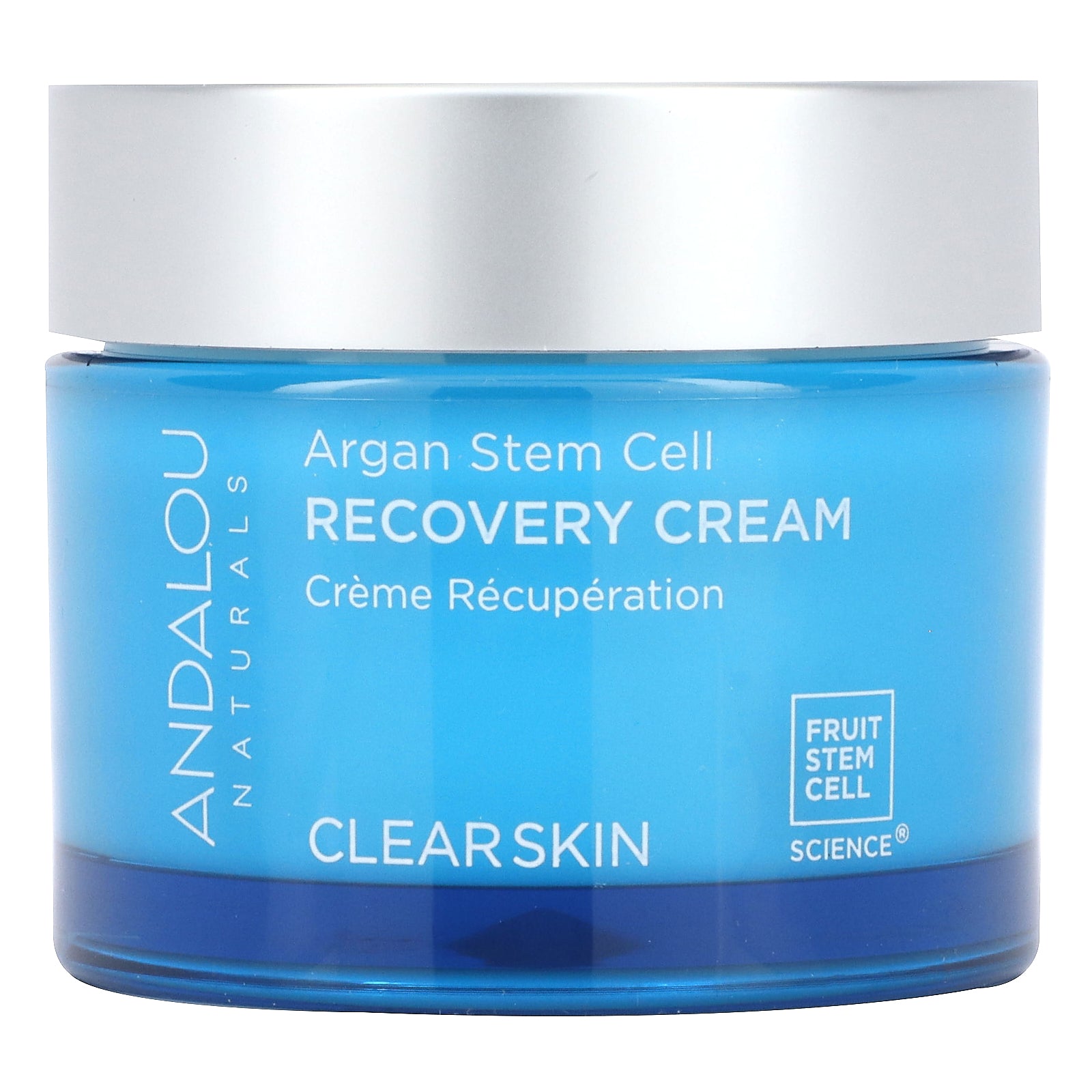 Andalou Naturals, Argan Stem Cell, Recovery Cream, Clear Skin, 1.7 oz (50 g)