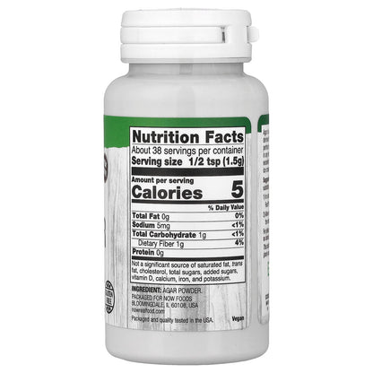NOW Foods, Real Food, Agar Powder, 2 oz (57 g)