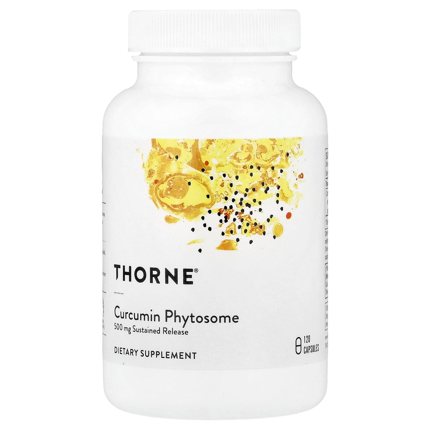 Thorne, Curcumin Phytosome, Sustained Release, 120 Capsules (250 mg per Capsule)