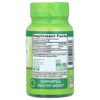 Nature's Truth, 5-HTP, 50 Quick Release Capsules (100 mg per Capsule)