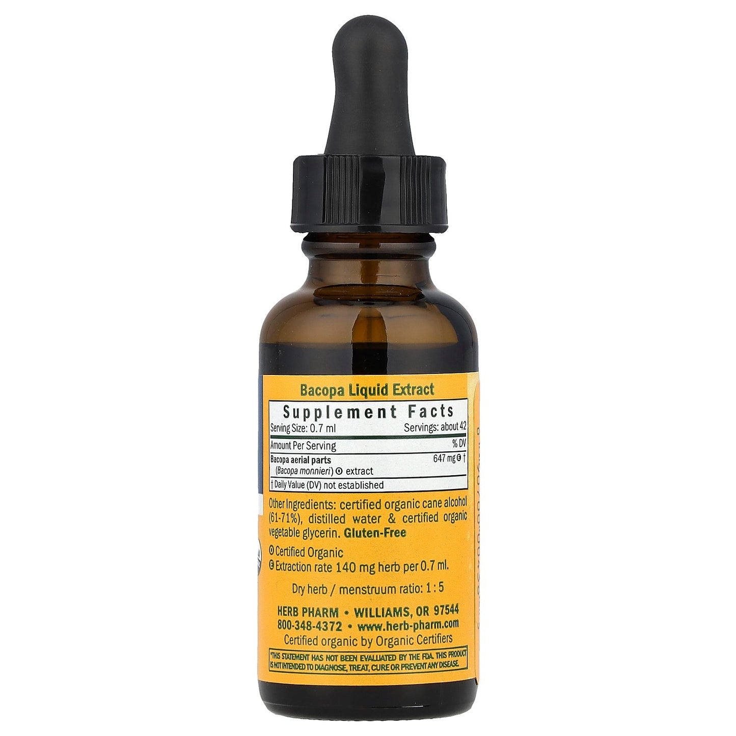 Herb Pharm, Bacopa, 1 fl oz (30 ml)