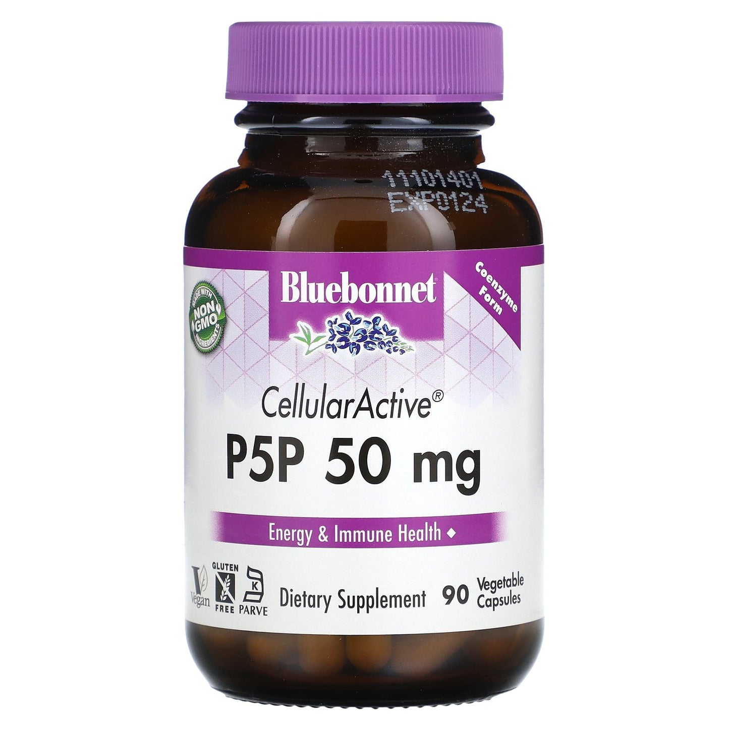 Bluebonnet Nutrition, CellularActive P-5-P, 50 mg, 90 Vegetable Capsules