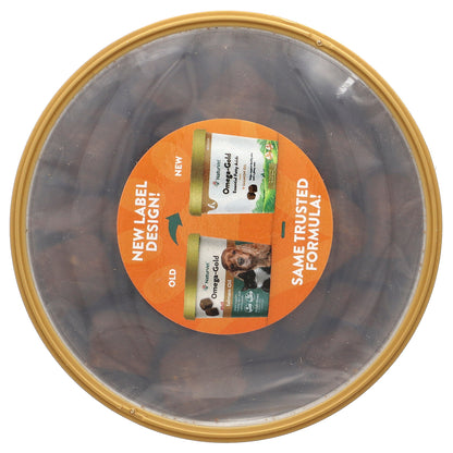 NaturVet, Omega-Gold With Salmon Oil & Essential Fatty Acids, For Dogs & Cats, Bacon & Chicken, 90 Soft Chews, 9 oz (256 g)