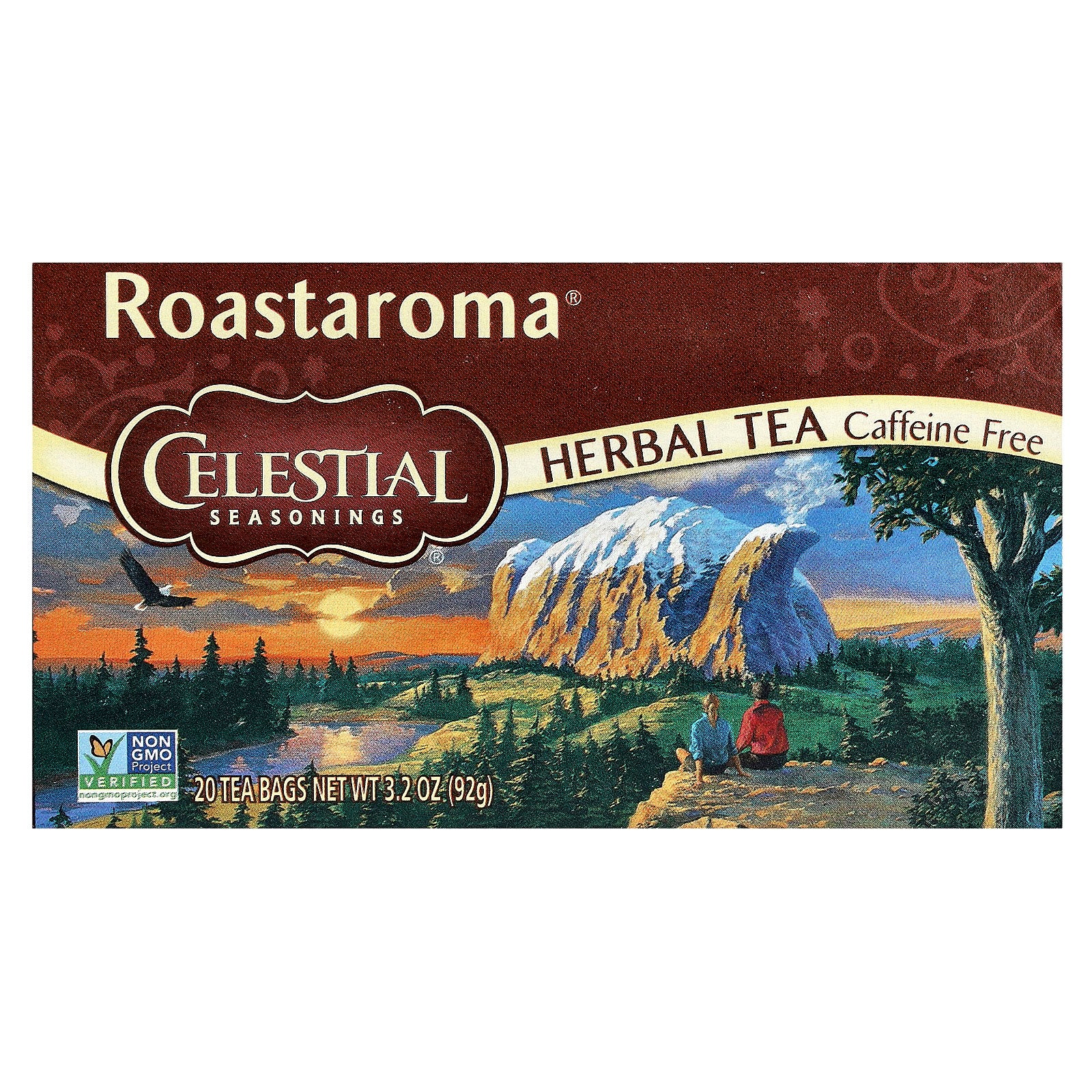 Celestial Seasonings, Herbal Tea, Roastaroma®, Caffeine Free, 20 Tea Bags, 3.2 oz (92 g)