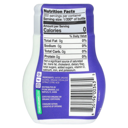 Pyure, Organic Liquid Stevia Sweetener, Simply Sweet, 1.8 fl oz (53 ml)