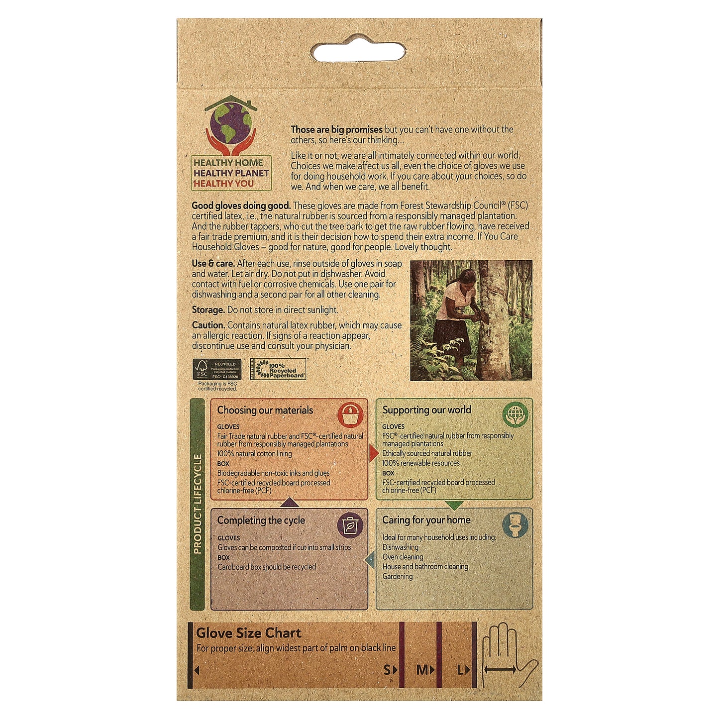 If You Care, Household Gloves, Medium, 1 Pair