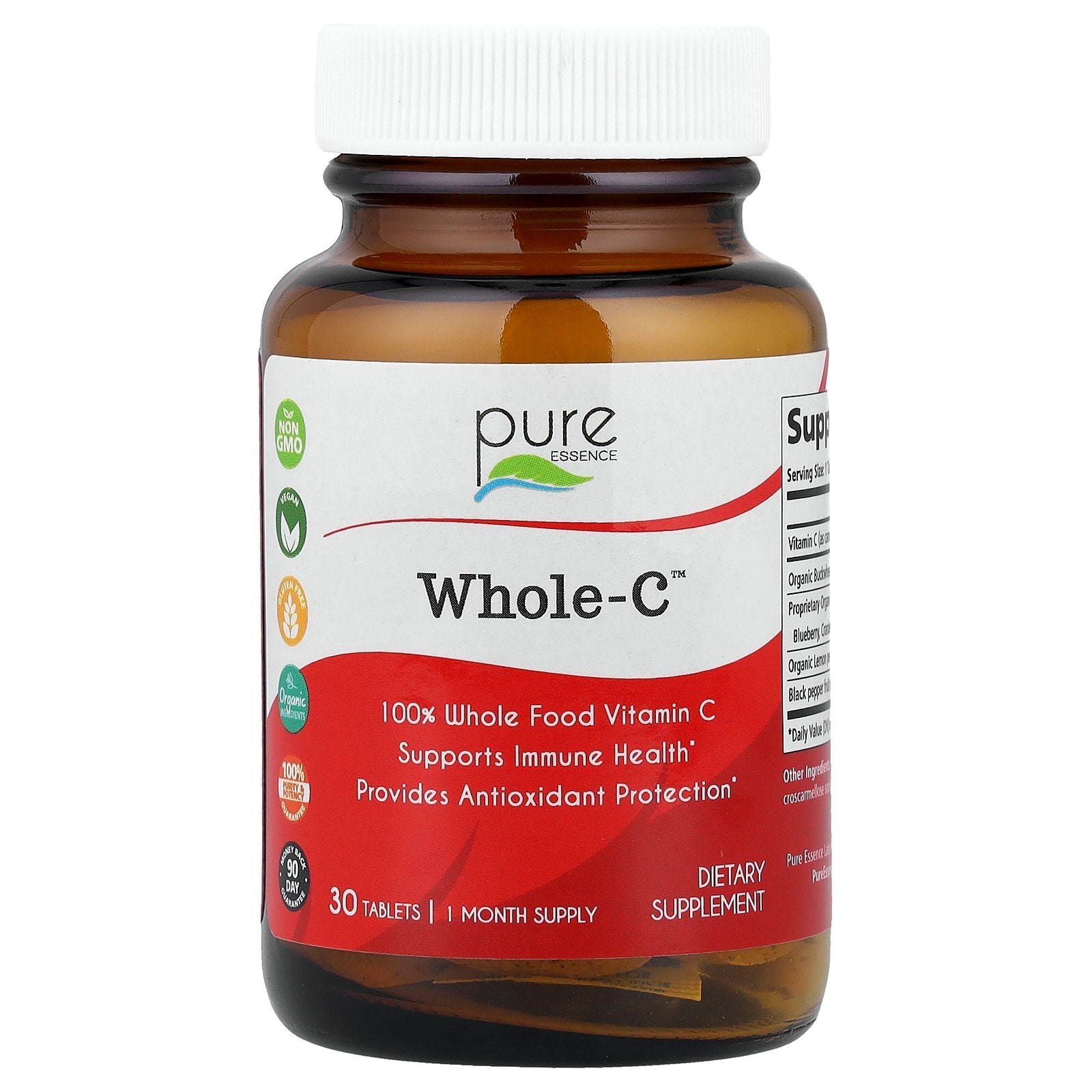 Pure Essence, Whole-C™, 30 Tablets