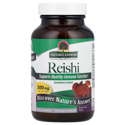 Nature's Answer, Reishi, 500 mg, 90 Vegetarian Capsules