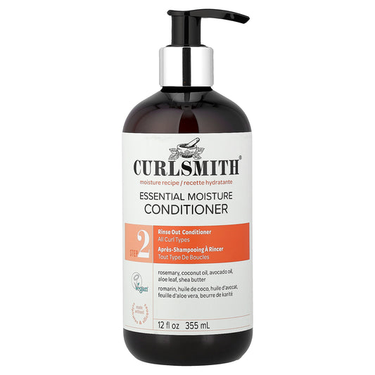 Curlsmith, Essential Moisture Conditioner, Step 2, All Curl Types, 12 fl oz (355 ml)