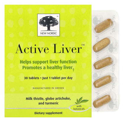 New Nordic, Active Liver™, 30 Tablets