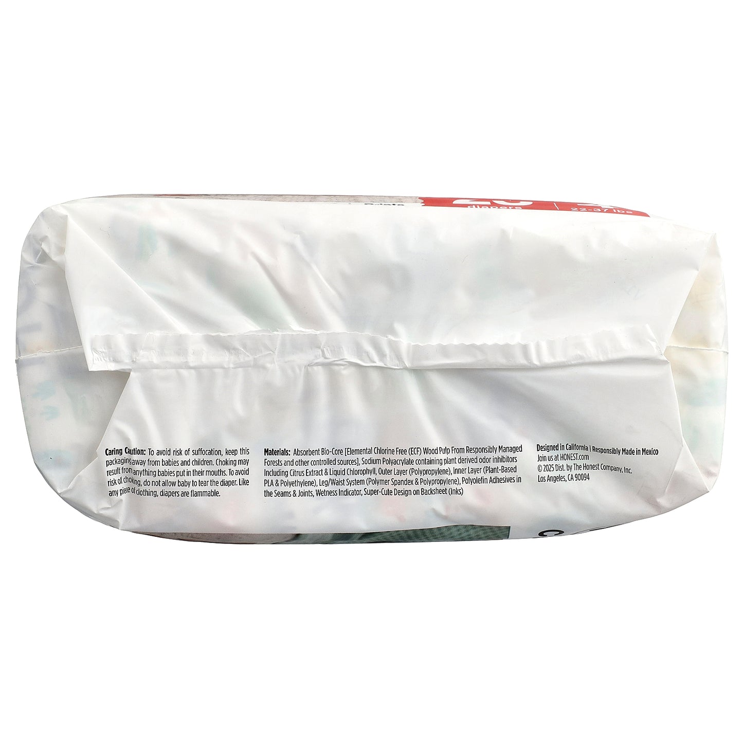 The Honest Company, Clean Conscious Diapers™, Size 4, 22-37 lbs, Barnyard Babies, 23 Diapers