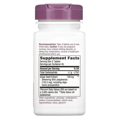 Nature's Way, Masquelier's Tru-OPCs, 75 mg, 90 Vegan Tablets