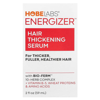 Hobe Labs, Energizer, Hair Thickening Serum, 2 fl oz (59 ml)