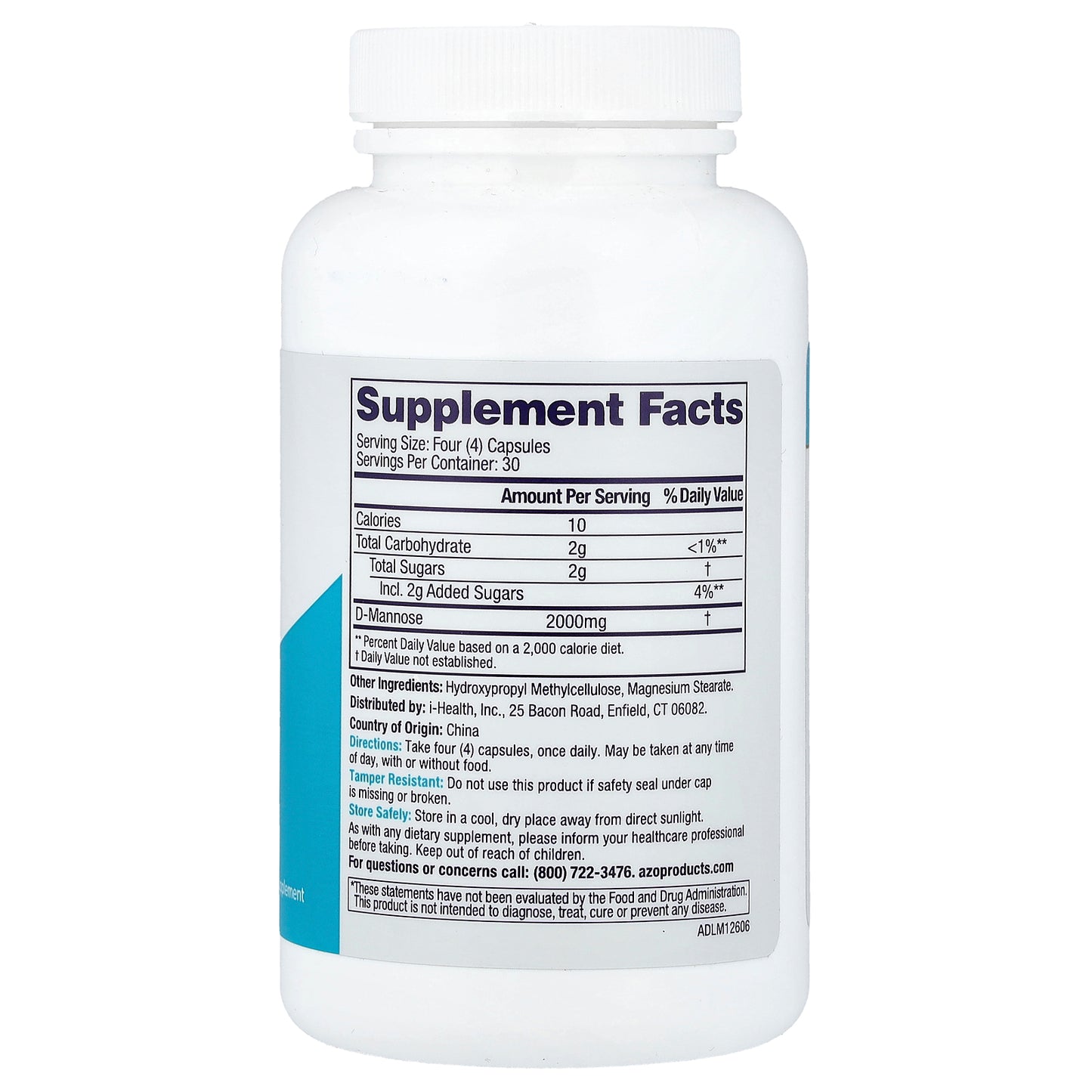 AZO, D-Mannose, Urinary Health, 120 Capsules