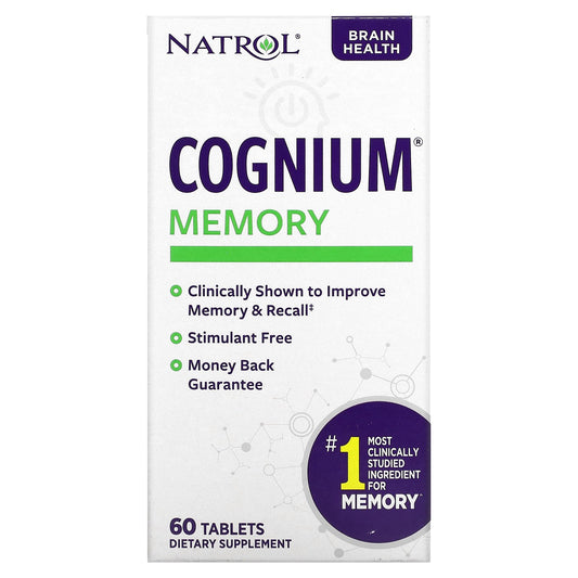 Natrol, Cognium Memory, 60 Tablets