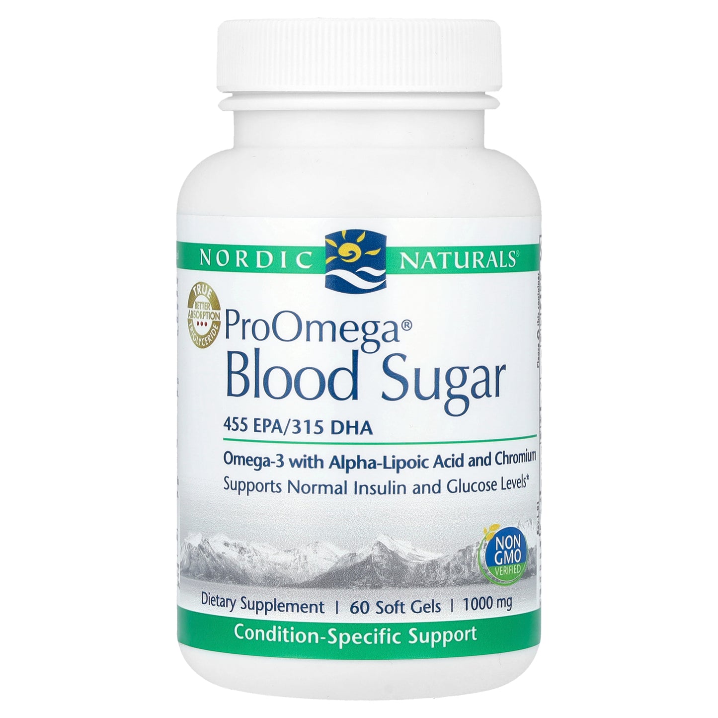 Nordic Naturals, ProOmega® Blood Sugar, 60 Softgels