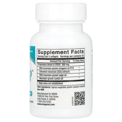 North American Herb & Spice, OregaResp™, 60 Softgels