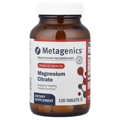 Metagenics, Magnesium Citrate, Muscle Health, 120 Tablets