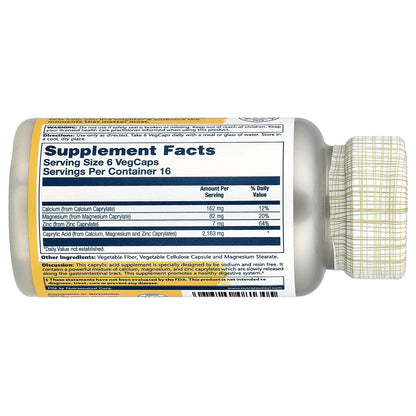 Solaray, Capryl™, 100 VegCaps