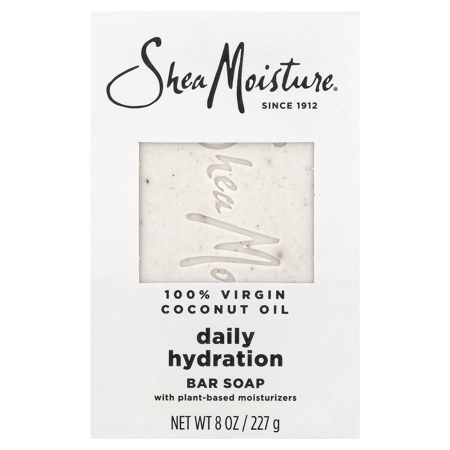 SheaMoisture, Daily Hydration Bar Soap, 100% Virgin Coconut Oil, 8 oz (227 g)
