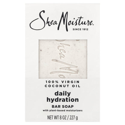 SheaMoisture, Daily Hydration Bar Soap, 100% Virgin Coconut Oil, 8 oz (227 g)