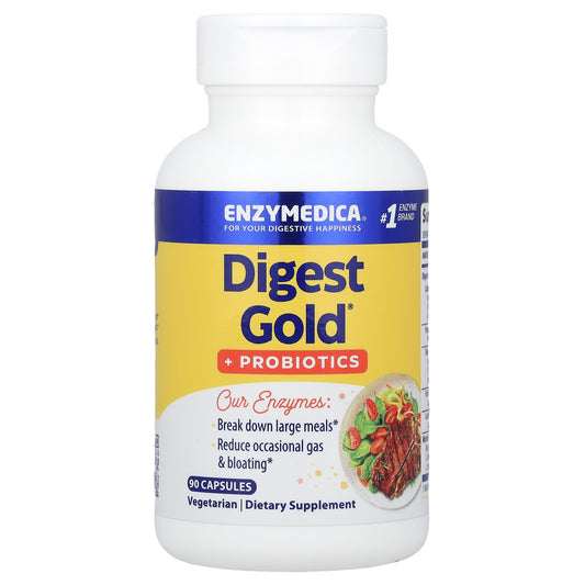 Enzymedica, Digest Gold® + Probiotics, 90 Capsules