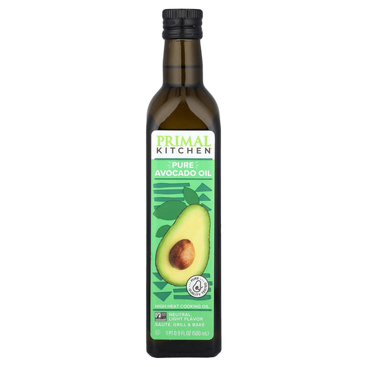 Primal Kitchen, Pure Avocado Oil, 1 pt 0.9 fl oz (500 ml)