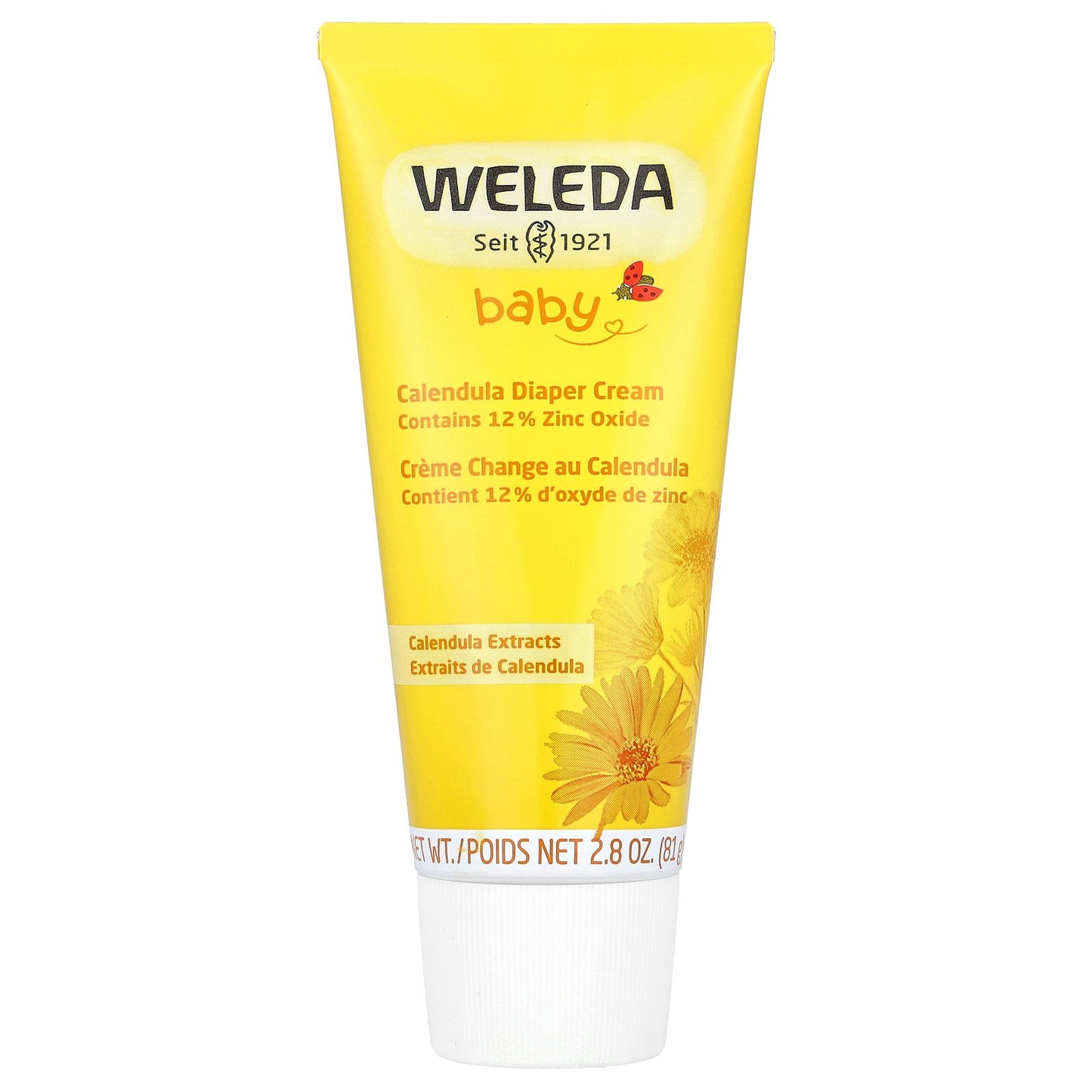 Weleda, Baby, Calendula Diaper Cream, Calendula Extracts, 2.8 oz (81 g)