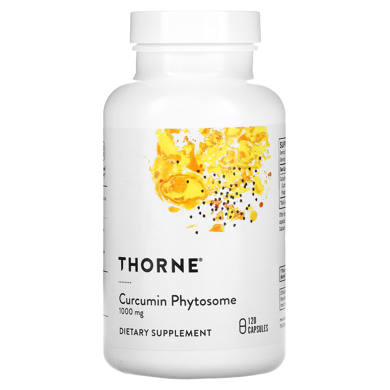 Thorne, Curcumin Phytosome, 1,000 mg, 120 Capsules