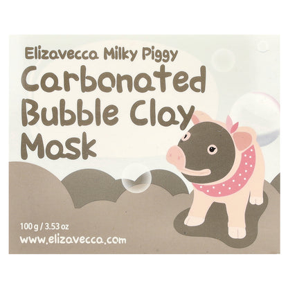 Elizavecca, Milky Piggy, Carbonated Bubble Clay Beauty Mask, 3.53 oz (100 g)