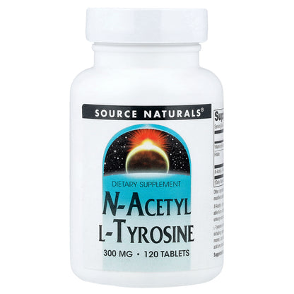 Source Naturals, N-Acetyl L-Tyrosine, 300 mg, 120 Tablets