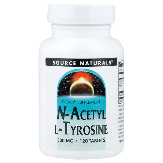 Source Naturals, N-Acetyl L-Tyrosine, 300 mg, 120 Tablets