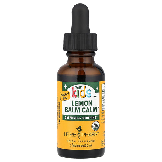Herb Pharm, Kids Lemon Balm Calm™, Alcohol Free, 1 fl oz (30 ml) (213 mg per Serving)