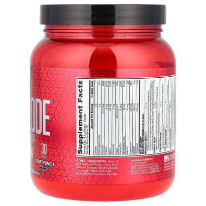 BSN, N.O.-Xplode®, Legendary Pre-Workout, Fruit Punch, 1.22 lbs (555 g)