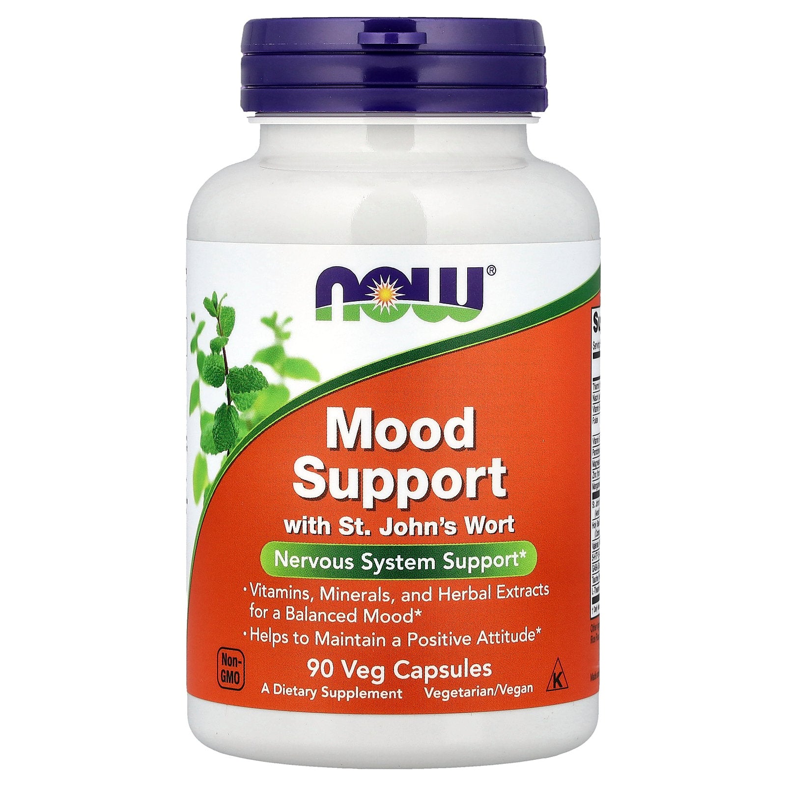 NOW Foods, Mood Support with St. John's Wort, 90 Veg Capsules